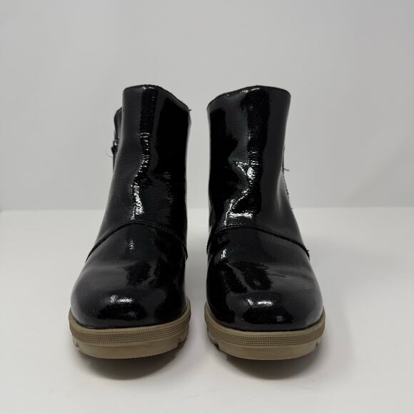 Sorel Boots Women's 5 Black Joan of Artic II Hidden Wedge Preppy Winter Gear - Picture 4 of 9
